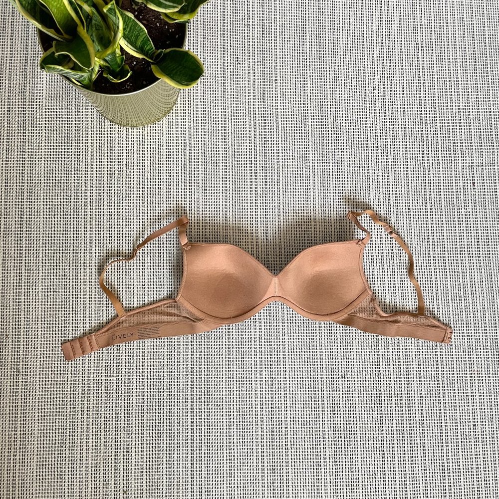 NWOT Lively Latte Leopard No-Wire Push-Up - Picture 6 of 9